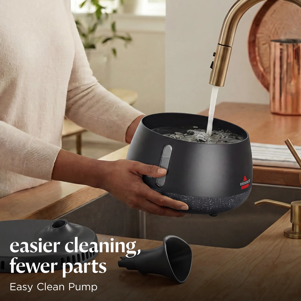HydrateWell™ Cat Water Fountain – Fresh, Filtered Water with Ultra-Quiet Wireless Pump