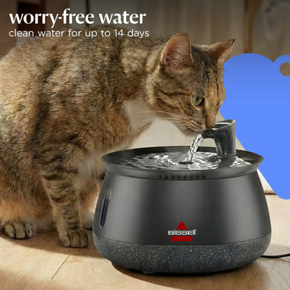 HydrateWell™ Cat Water Fountain – Fresh, Filtered Water with Ultra-Quiet Wireless Pump